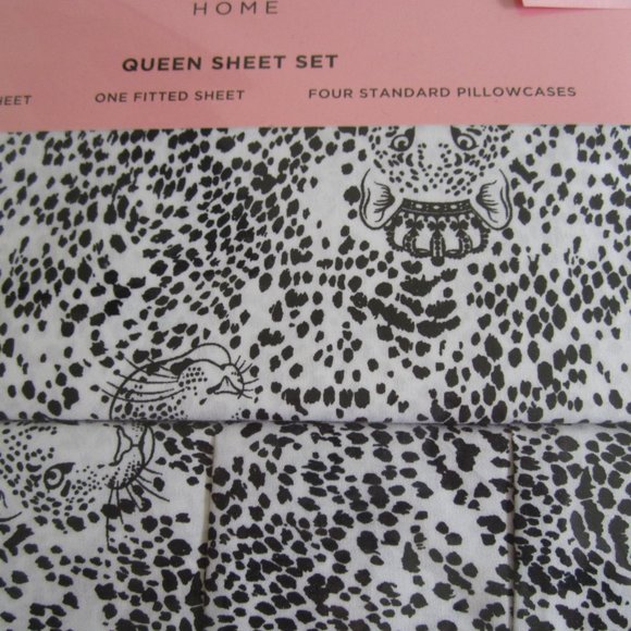 Juicy Couture | Bedding | Juicy Couture Black White Cheetah Animal ...